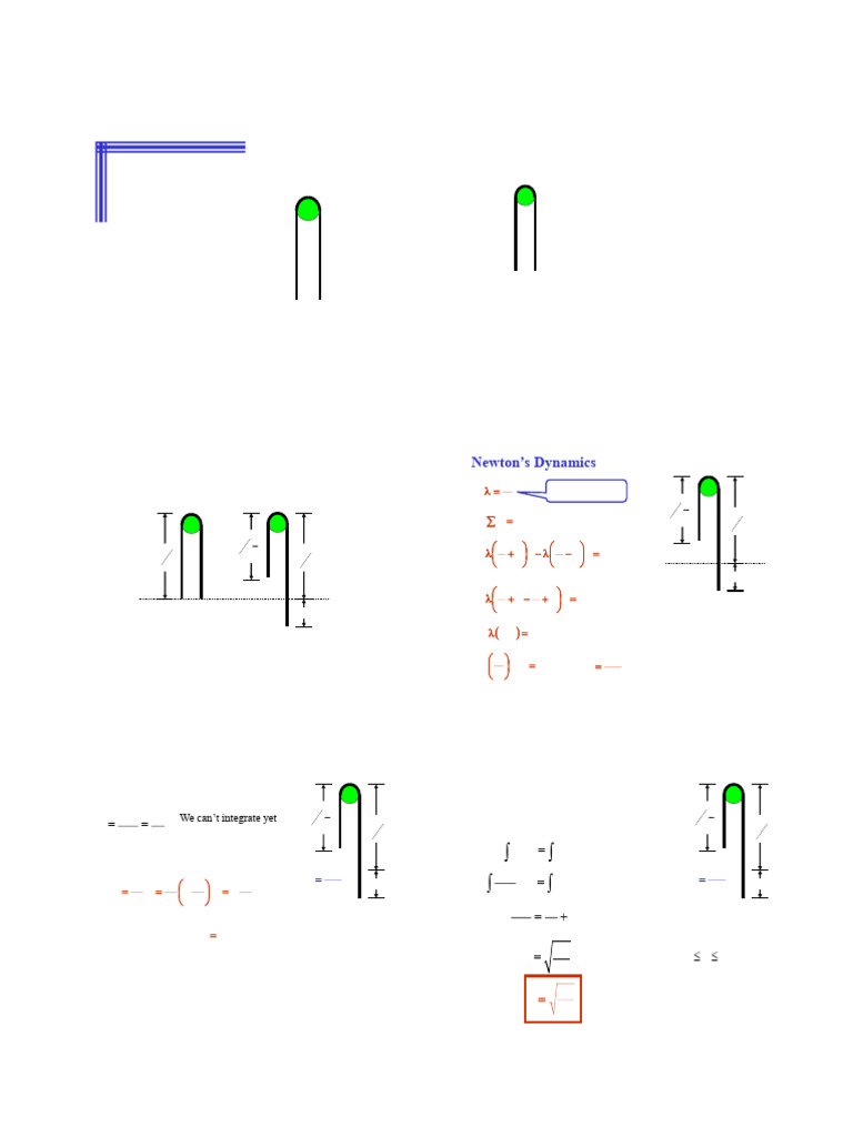 Chain and Peg Problem | PDF | Applied Mathematics | Motion (Physics)