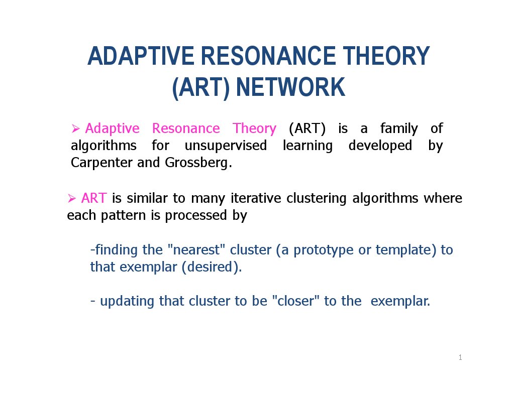 Adaptive Resonance Theory (Art) Network | PDF | Plasticity (Physics ...