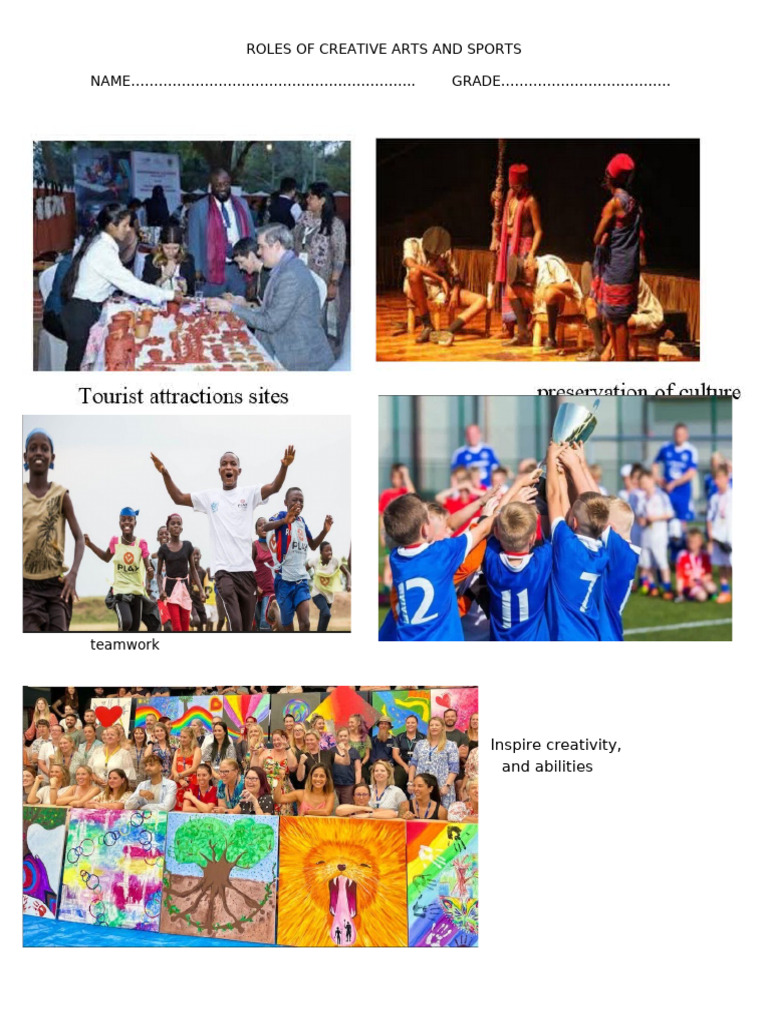 Roles of Creative Arts and Sports | PDF