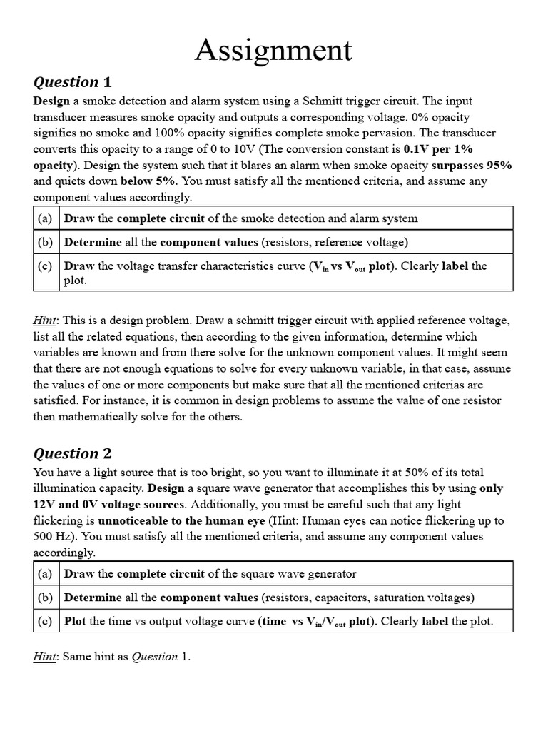 CSE350 Assignment Summer 2024 | PDF