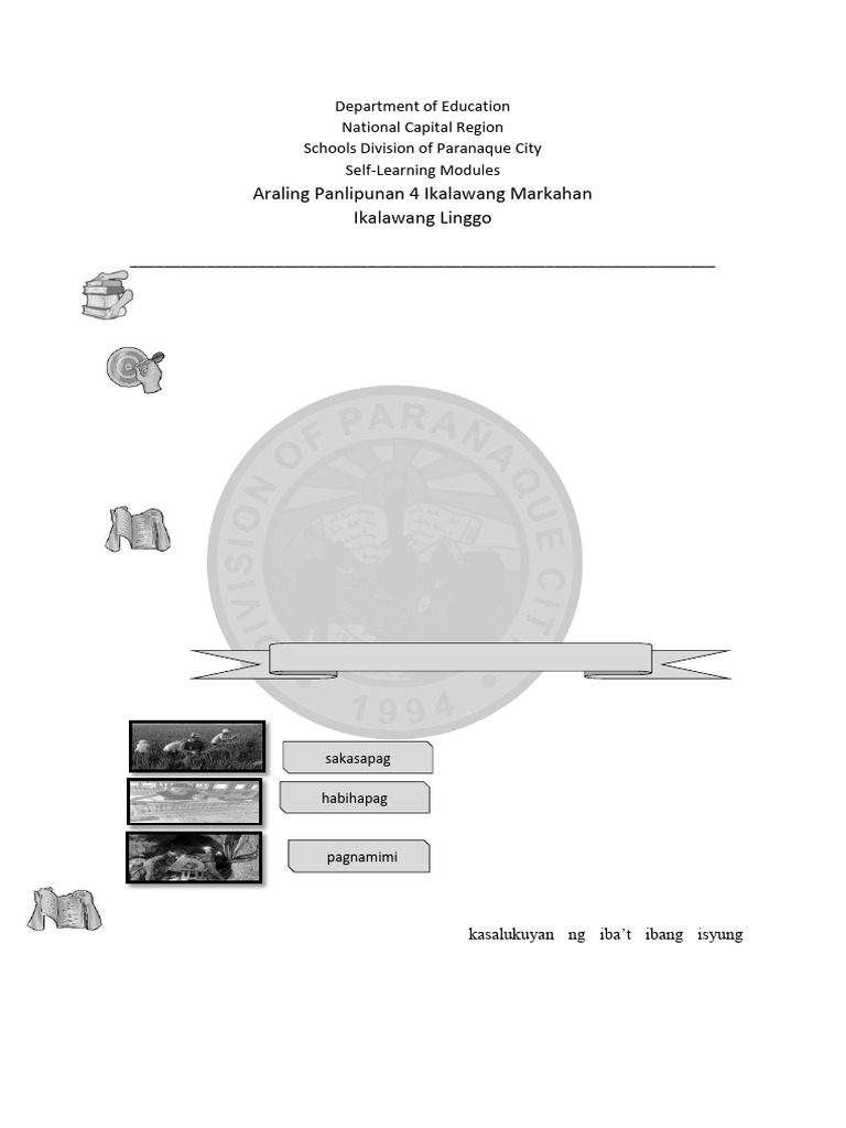 AP Grade4 Quarter2 Module Week2 | PDF