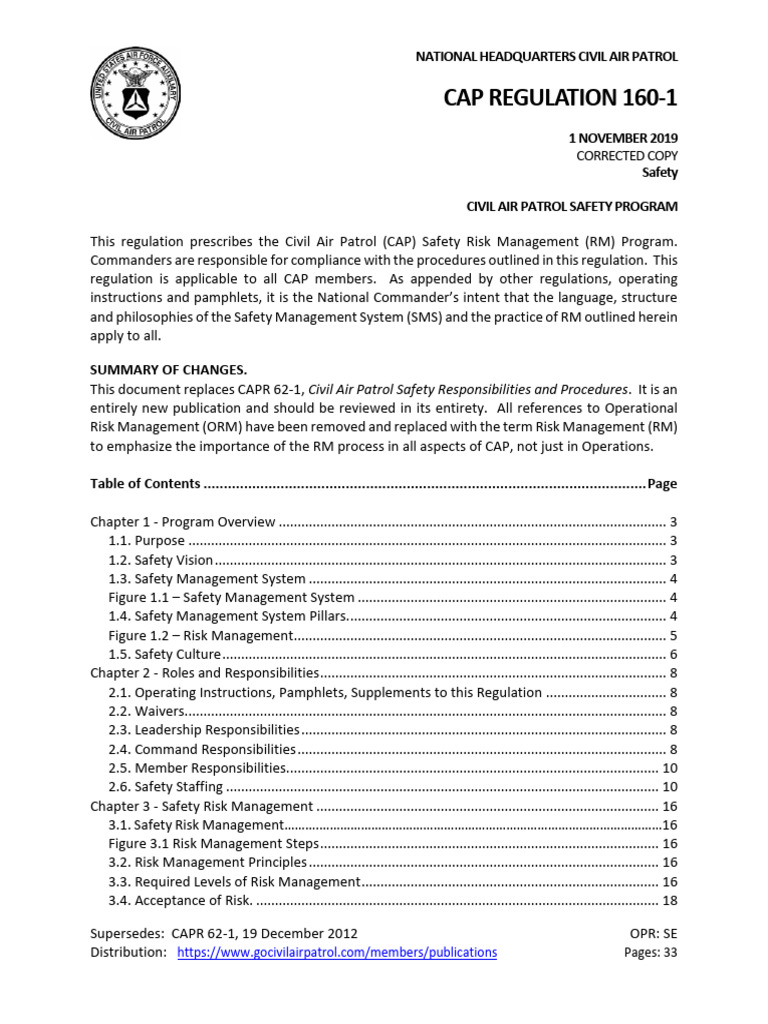 R160 001 30 September Corrected Cop DBD1E035A622E | PDF | Risk | Civil ...