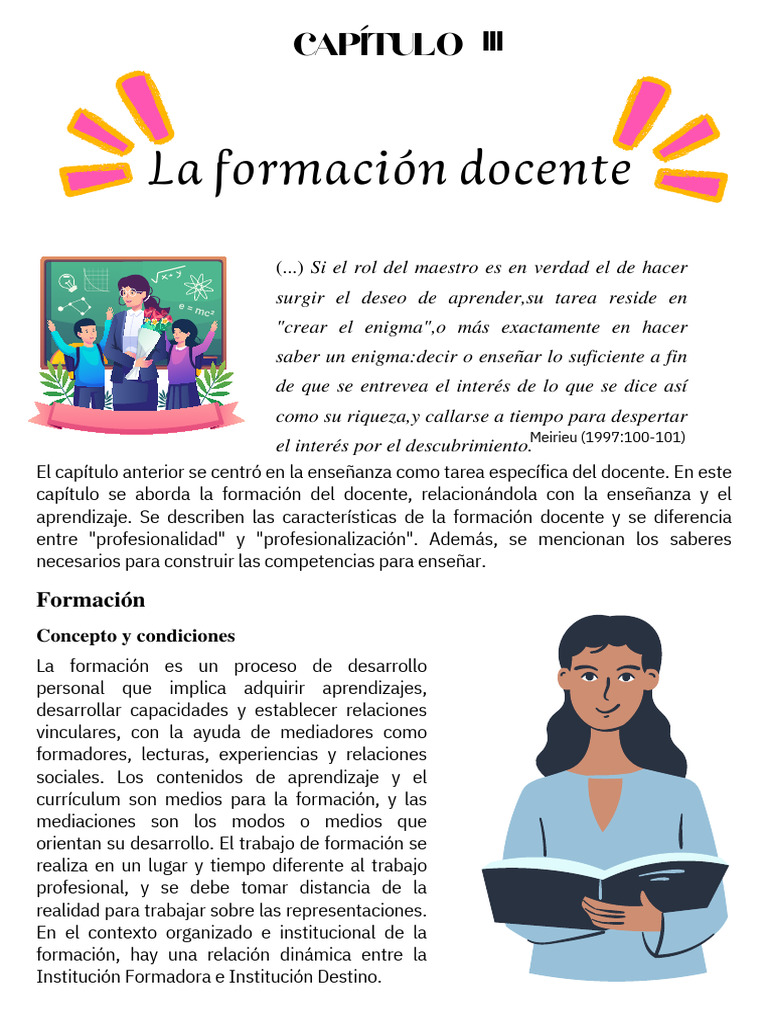 La Formacion Docente - PDF - 20231026 - 173938 - 0000 | PDF | Maestros ...