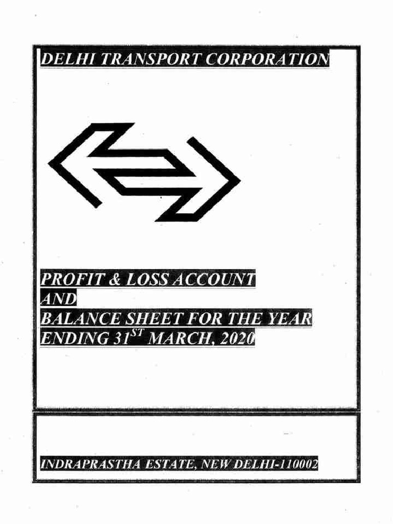 Balance Sheet DTC 2019-20 English 1 | PDF