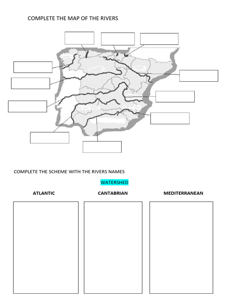 Rivers and Mountains of Spain | PDF