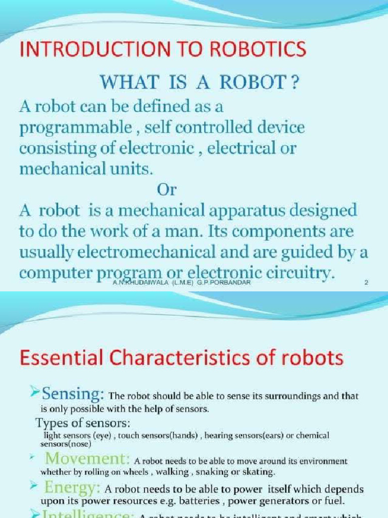 Robotics | PDF