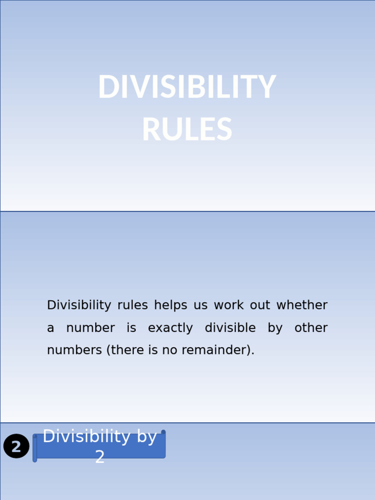 Divisibility Rules for 128 | PDF | Arithmetic | Elementary Mathematics