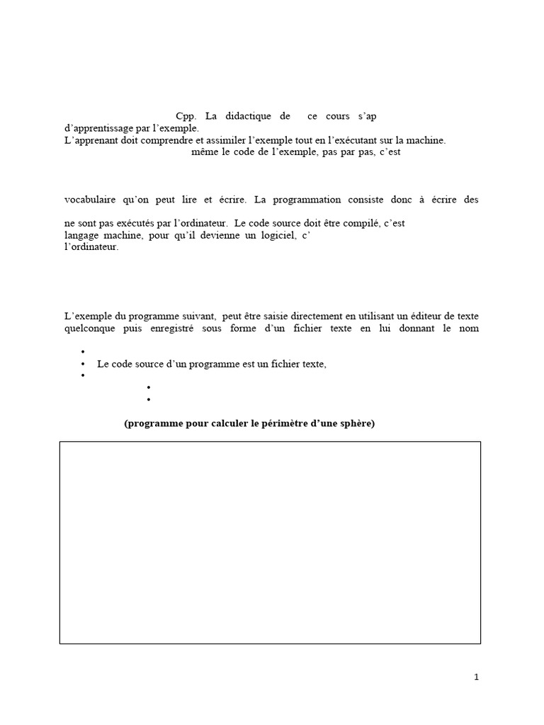 Introduction au langage C et compilation | PDF | Code source ...