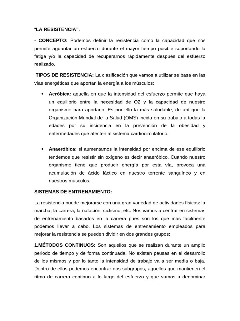 Resistencia y Frecuencia Cardíaca | PDF | Sangre | Corazón