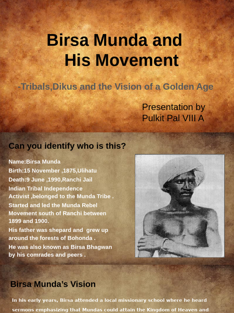 Birsa Munda: Tribal Movement Overview | PDF | British Raj