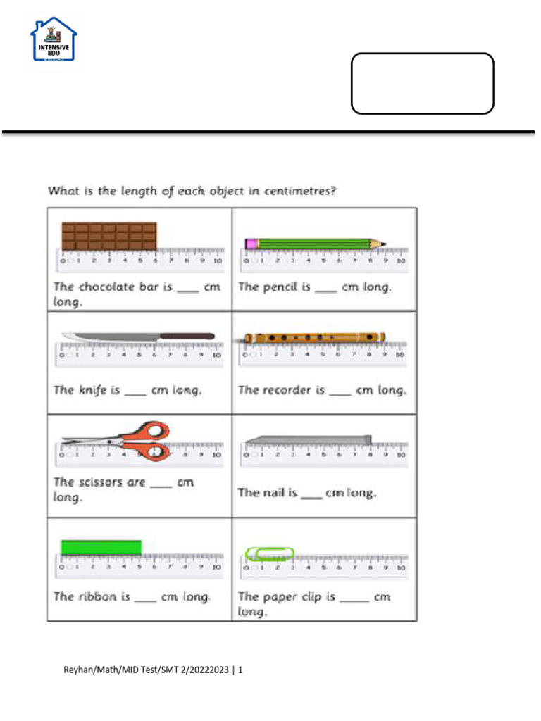 Grade 3 Math Mid Test 2 20222023 | PDF