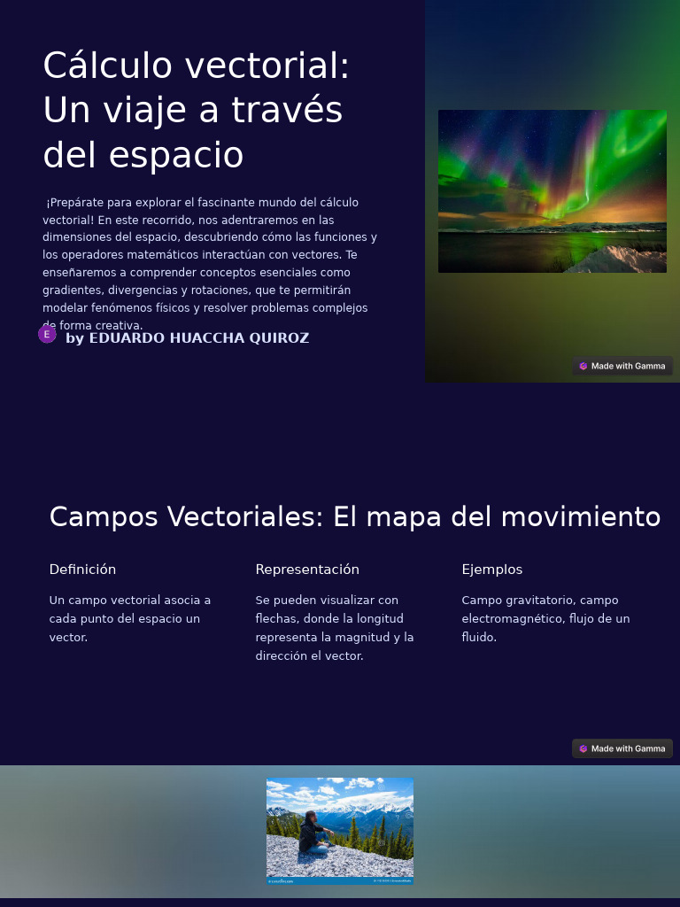 Calculo Vectorial Clase Introductoria | PDF | Flujo | Vector Euclidiano