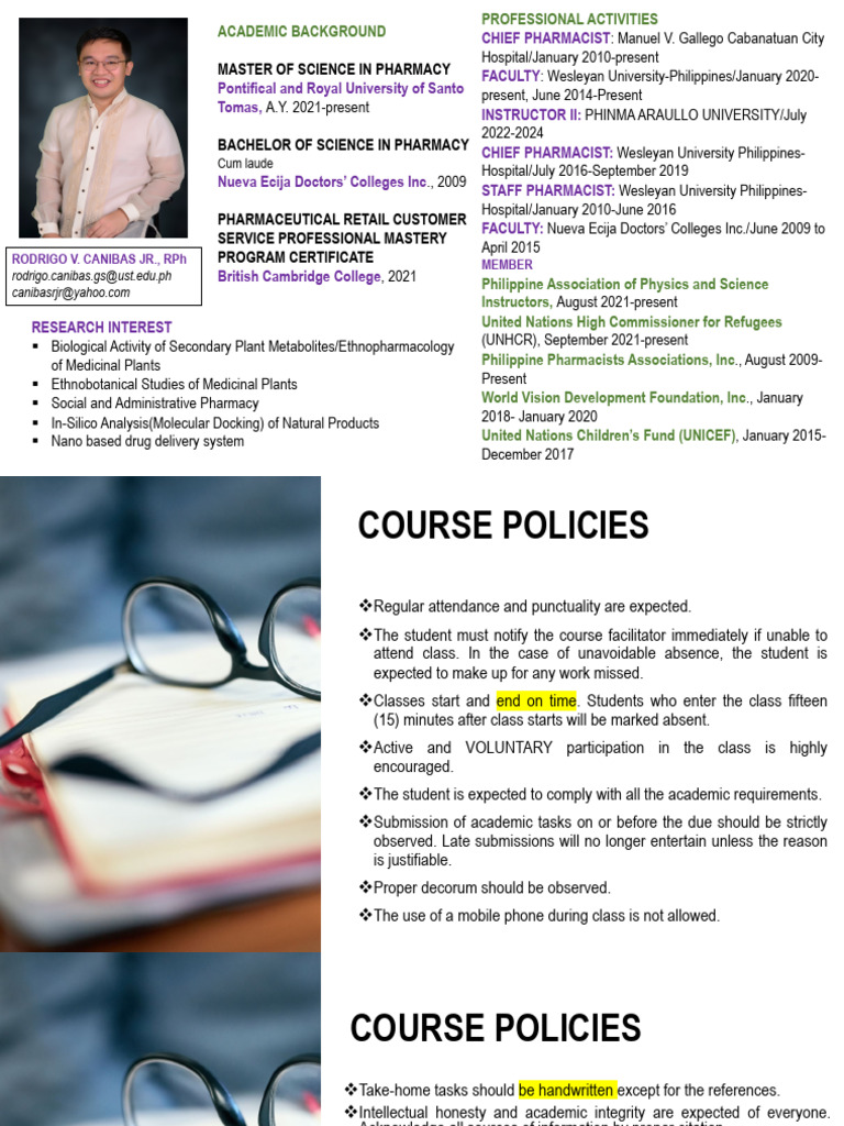 Hospital Pharmacy Course Overview | PDF | Pharmacy | Medical Prescription