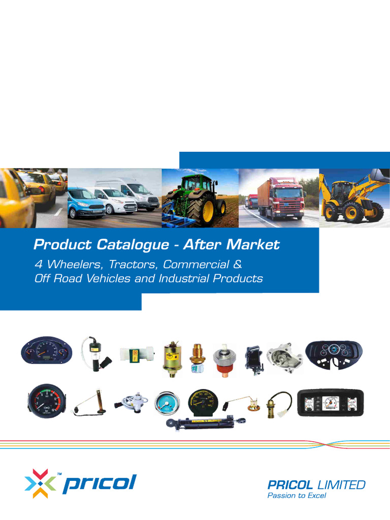 March Pricol 4WH Catalogue | PDF | Land Vehicles | Vehicles