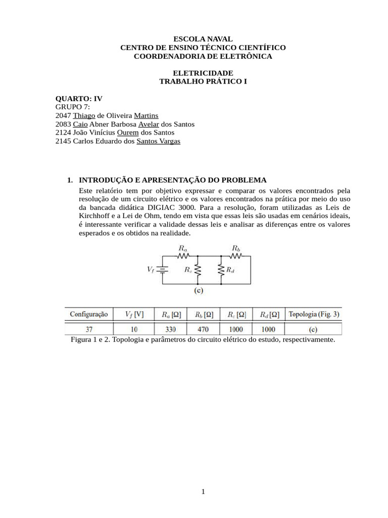Análise Prática de Circuitos Elétricos | PDF | Rede elétrica | Resistor