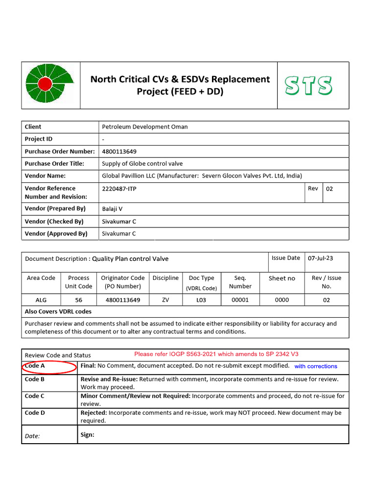 Itp 4800113649 Severon A1 Pdo | PDF | Corrosion | Specification ...