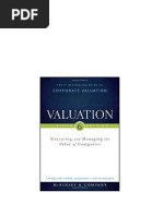 Amazon.com: Valuation: Measuring and Managing the Value of