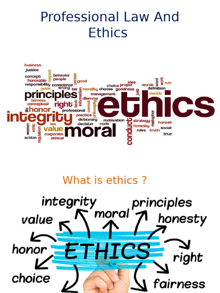 Understanding Professional Ethics and Morality | PDF