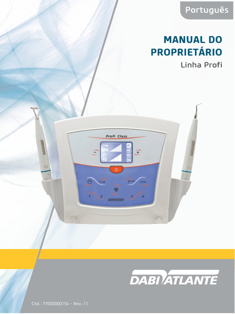 Manual do Equipamento de Profilaxia Odontológica | PDF | Desperdício ...