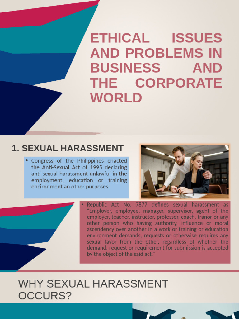 Ethical Problems in Business | PDF | Cost Of Living | Sexual Harassment