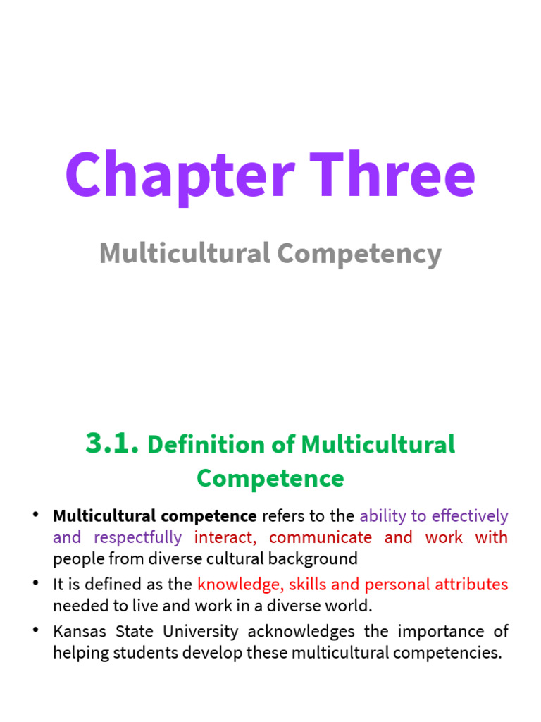 Understanding Multicultural Competence | PDF | Multiculturalism ...