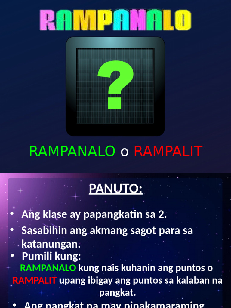 Rampanalo-Rampalit Ang Munting Bariles | PDF