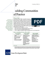 Building Communities of Practice