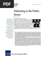 Marketing in The Public Sector