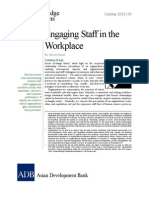 Engaging Staff in The Workplace