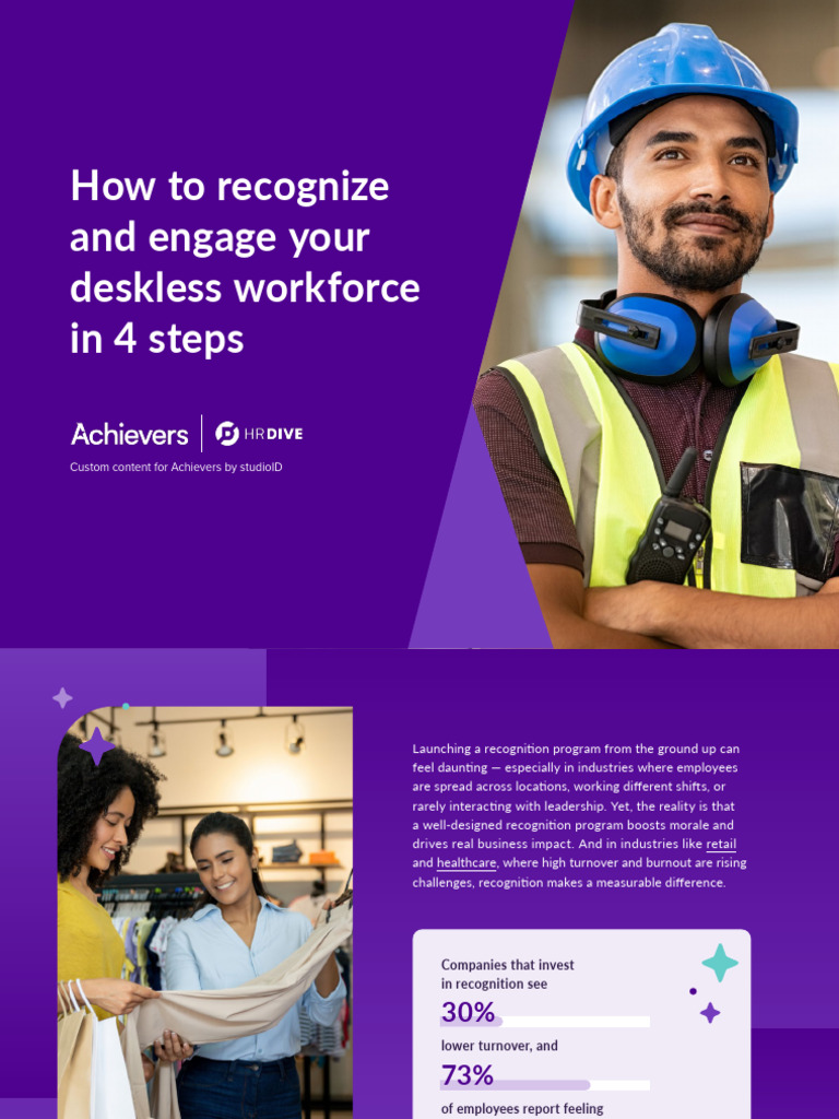 Deskless Employee Recognition Guide | PDF | Employee Retention | Social ...