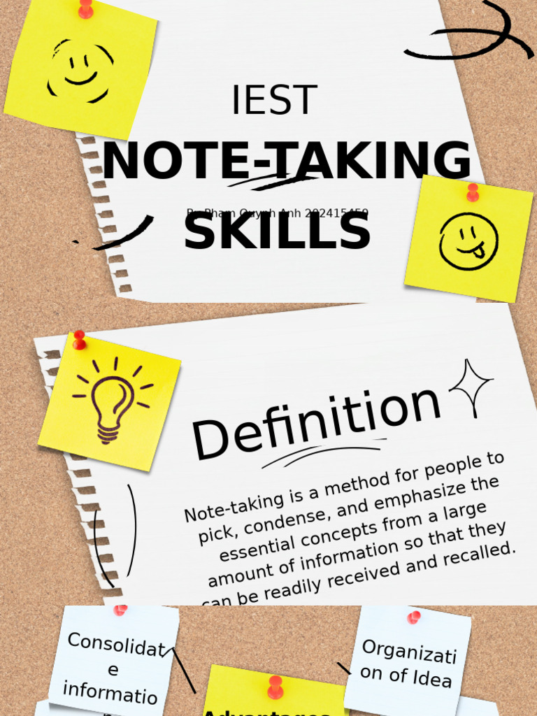 Note Taking Skills Presentation 1 | PDF