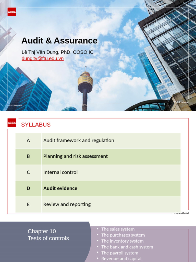 Audit Control Tests for Sales and Purchases | PDF | Accounts Payable ...