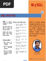 SQL Notes by Vikas Kadakkal