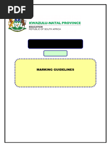 English Fal p1 Grade 12 March 2025 Memo