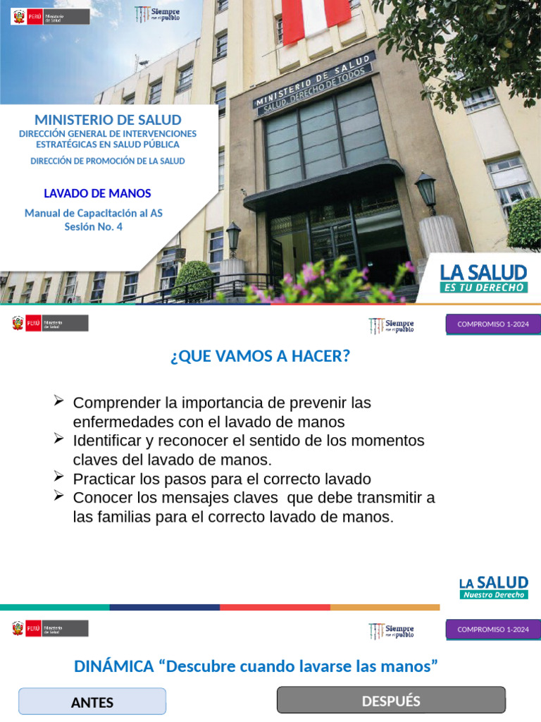Manual de Lavado de Manos en Salud Pública | PDF | Lavado de manos ...