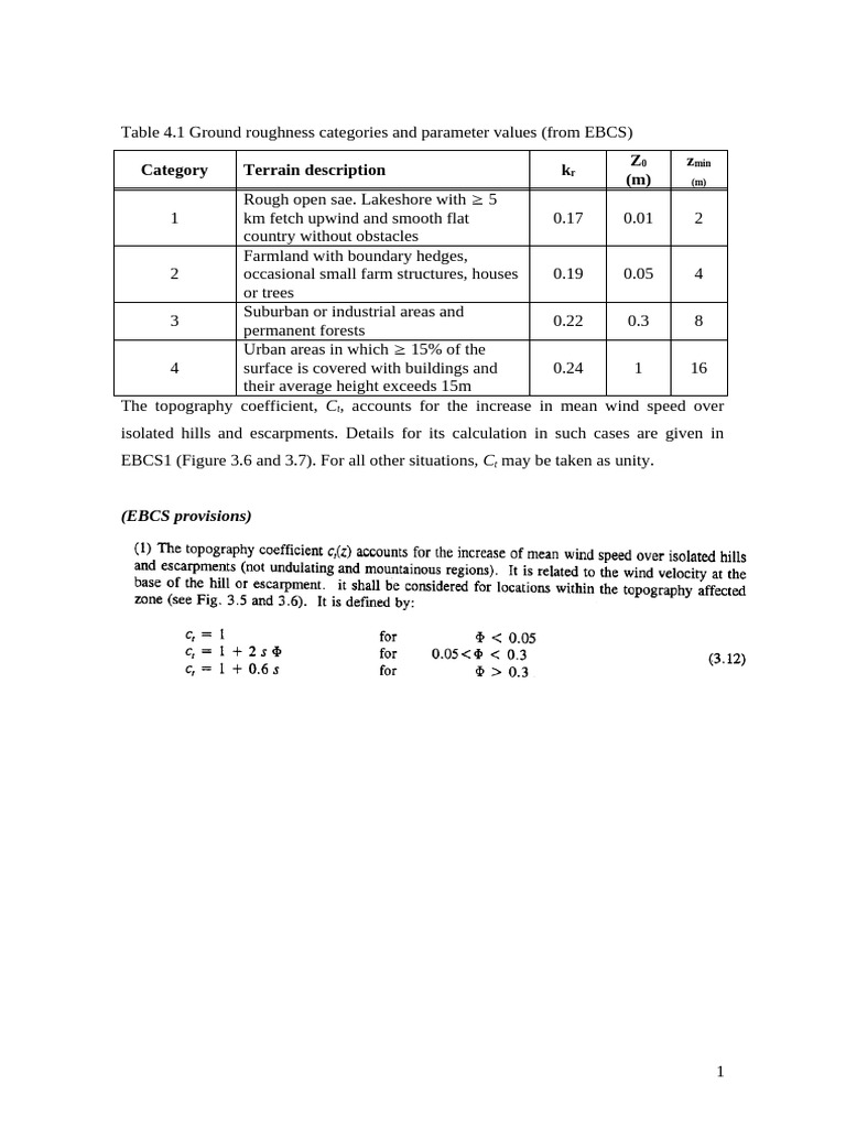 Wind Load On Structues Example 1 Pdf Meteorology Continuum