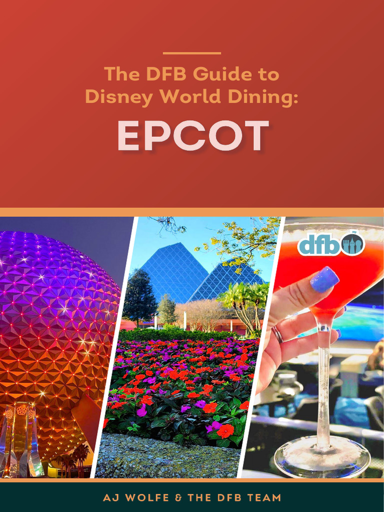 DFB Guide to EPCOT Dining 2024 | PDF | Restaurants | Meal