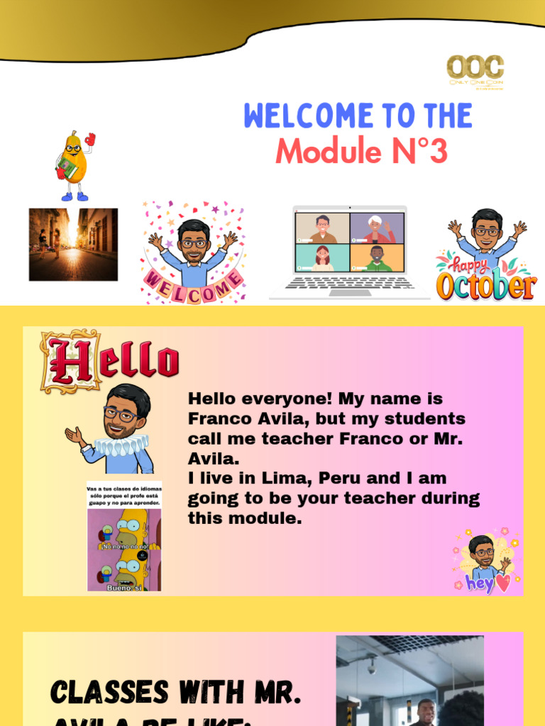 English Learning Module N°3 Overview | PDF