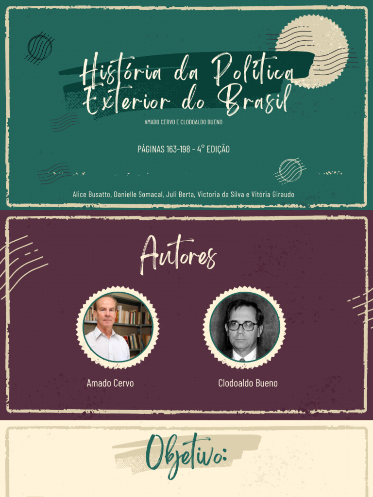 História Da Política Exterior Do Brasil | PDF