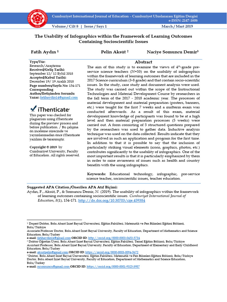 The Usability of Infographics Within The Framework of 2s2bcnc7ur | PDF