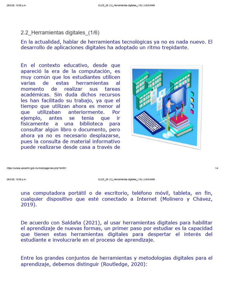 Herramientas digitales en educación | PDF | Aprendizaje | Tecnología de ...