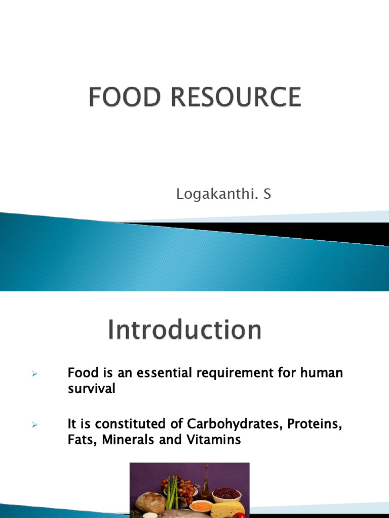 Lect 6 FOOD and SOIL RESOURCES | PDF | Soil | Foods