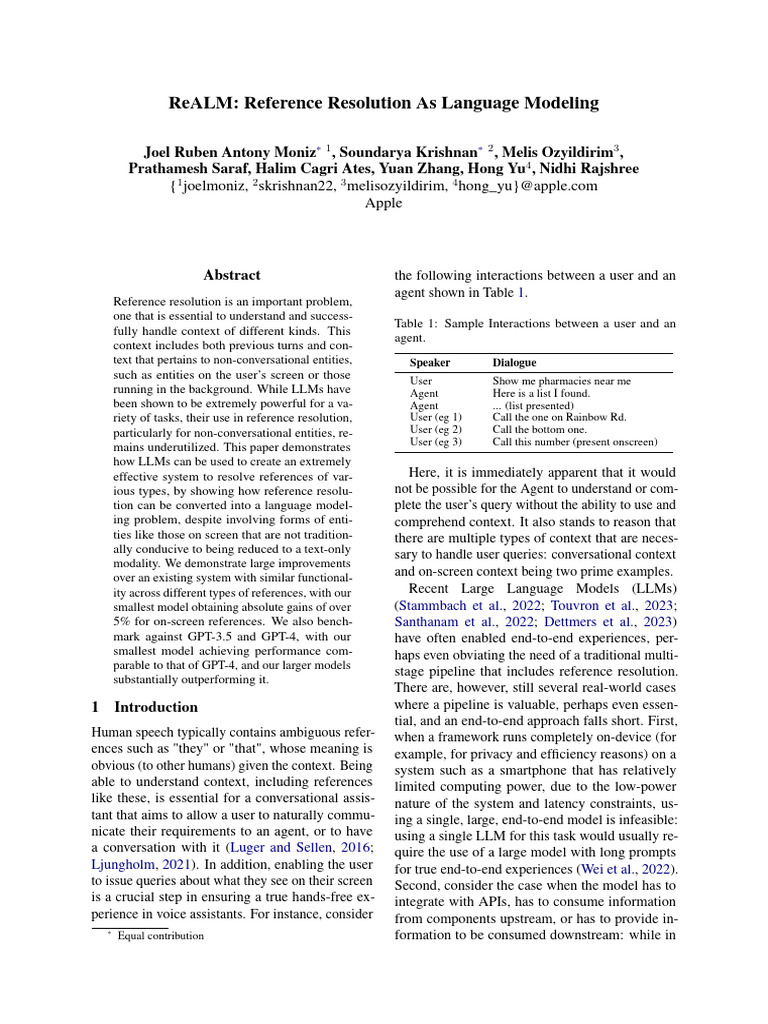 Reference Resolution with LLMs | PDF | Annotation | Learning