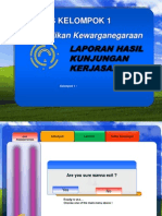 Tugas Kelompok 1: Pendidikan Kewarganegaraan