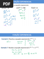 Exercícios de Equação Exponencial | PDF | Equações | Exponenciação