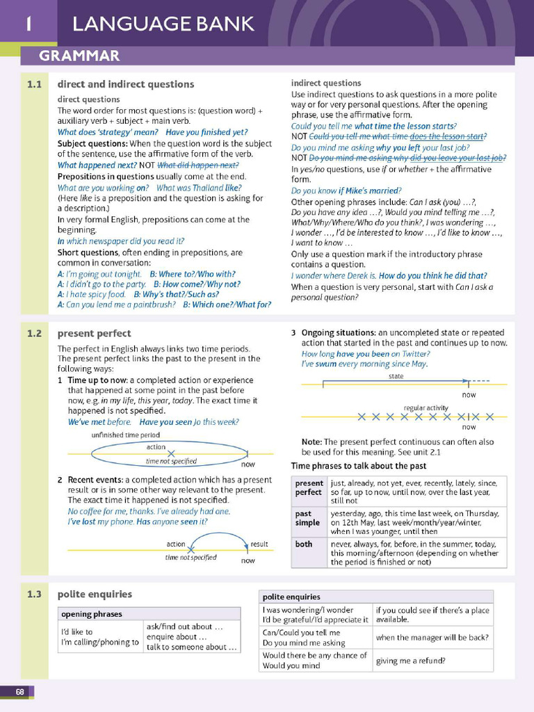 Language Bank Unit | PDF