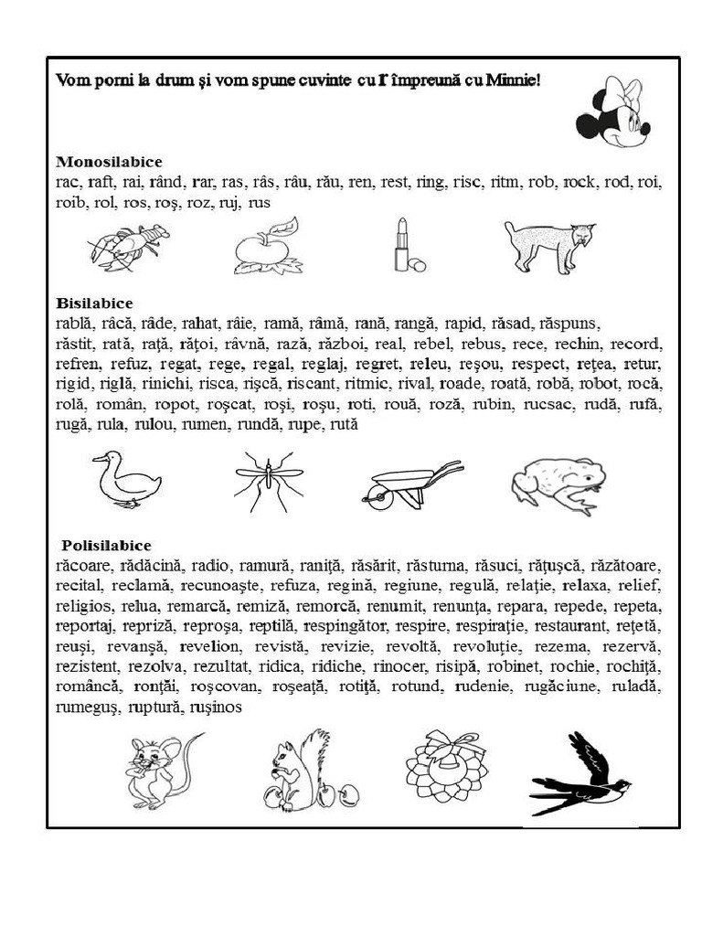 Cuvinte R | PDF