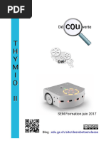 Thymio VPL Tutorial FR | PDF | USB | Programme informatique