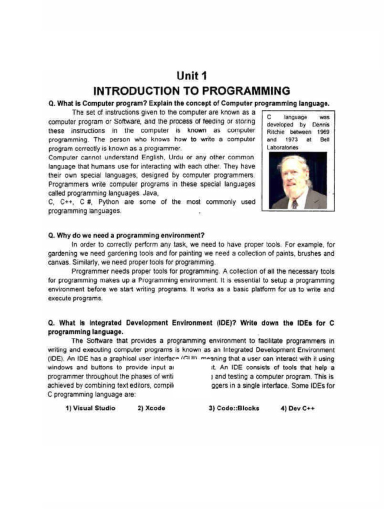 10th Computer Chapter 1 Notes Ilmkidunyyya Pdf