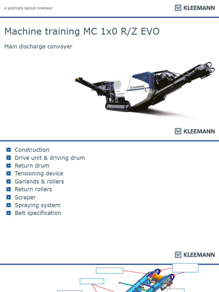 EVO MC Machine Training Overview | PDF